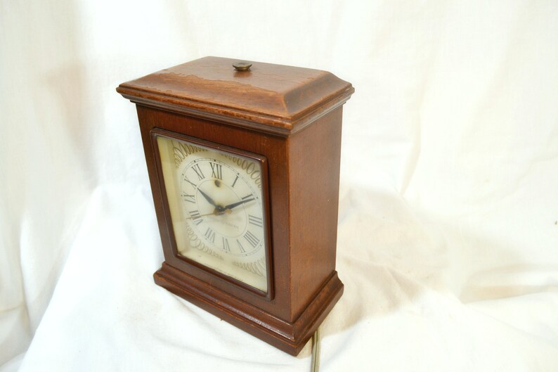 1950's General Electric Mantel Clock Model 33h184 the Concord Solid