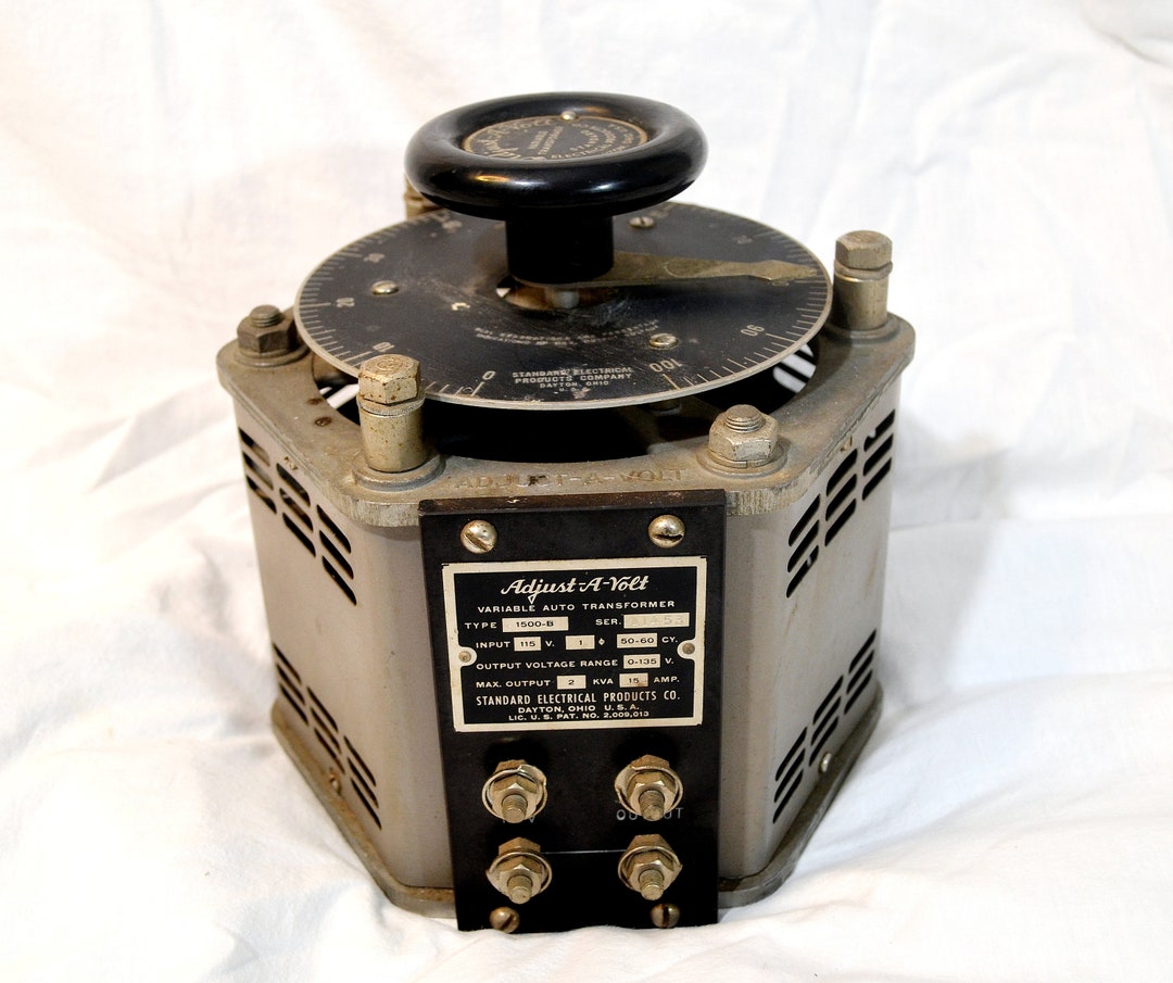 Standard Electrical Products Co. Adjustavolt Variable Transformer