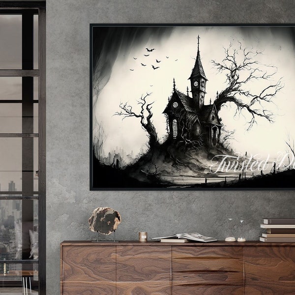 Church of Horror Poster - Etsy