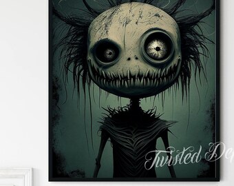 Creepy Oddities Art Print 9: Unusual Dark Home Decor