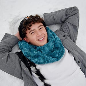 Neck Warmer Scarf, Super Soft Infinity Scarf