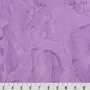 Bellflower Hide Luxe Cuddle Minky by Shannon Fabrics, Fabric by the Yard