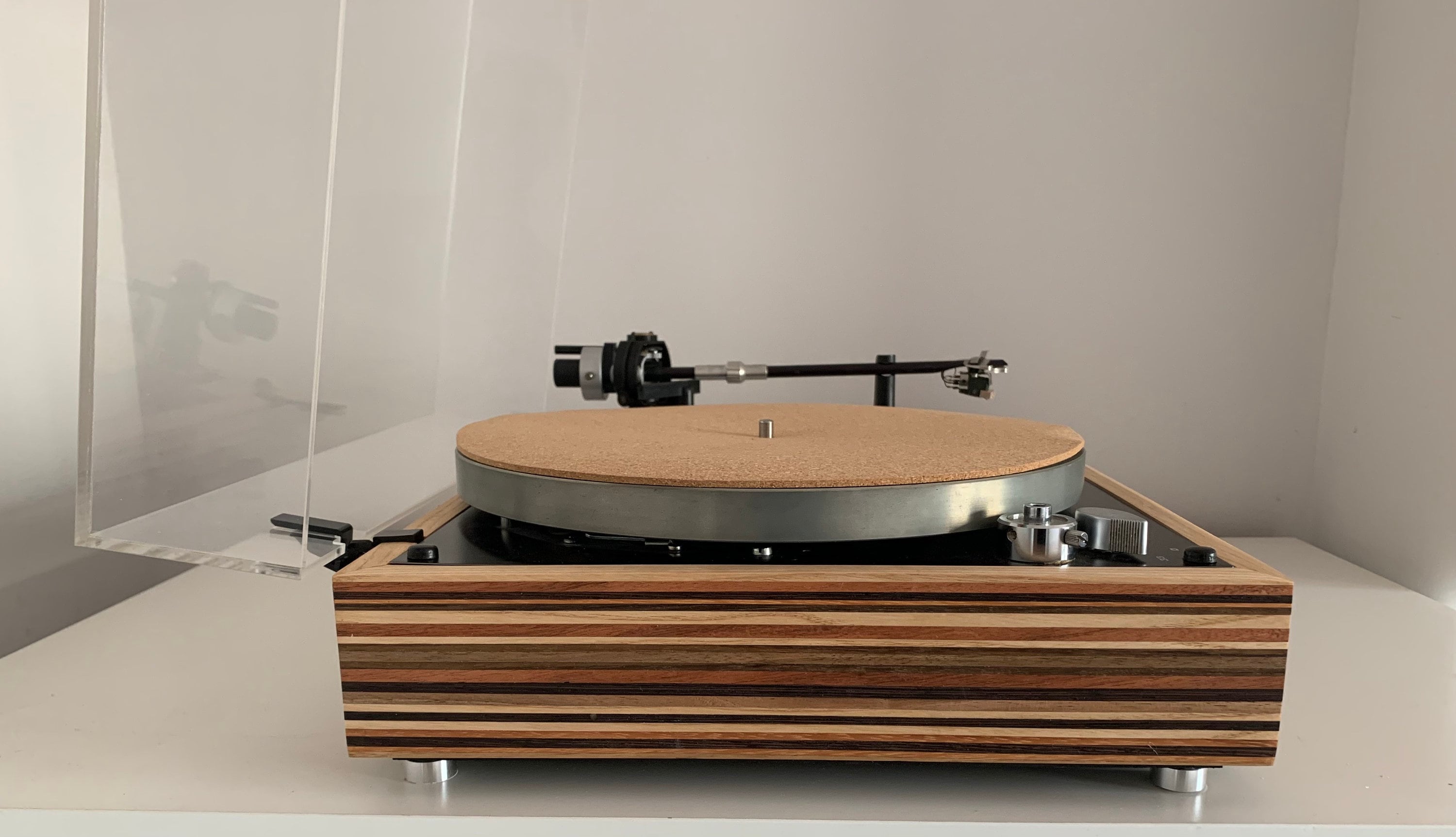 Custom Solid Wood Plinth for Thorens TD-145/147/160/165/166 Mkii