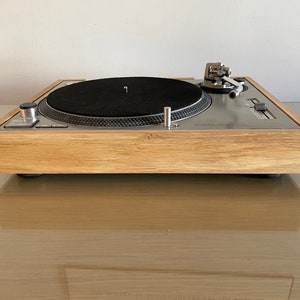 Zócalo de madera noble de roble para Technics sl 1200 mk2/mk5/m5g/m3d Artesanal