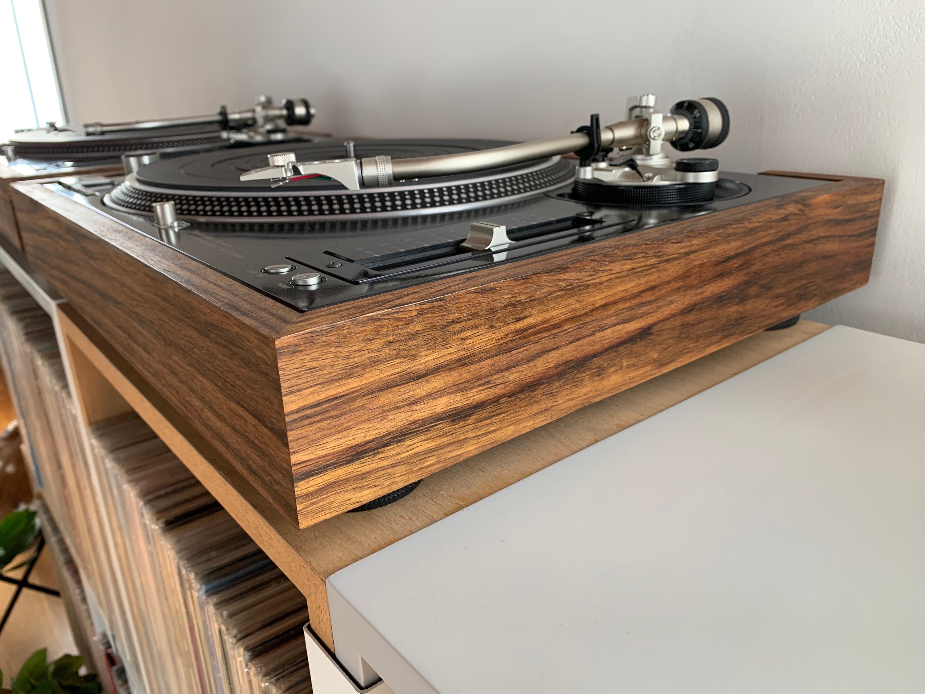 Technics SL 1200 MK2/M5G ターンテーブル用 Mongoy 木製台座 - Etsy 日本