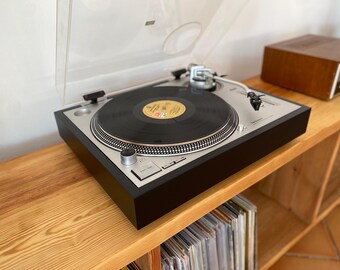 Technics SL-1200/1210 ターンテーブル用ハンドメイド無垢材台座
