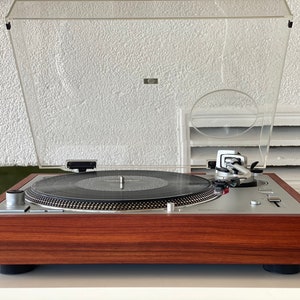 Limited and exclusive edition! Zócalo de madera noble de Reddish Rosewood para Technics SL 1200 geg/gr Artesanal