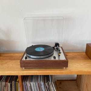 Custom Walnut & Wengue Turntable Plinth –Thorens TD145 TD147 TD160 TD165 TD166