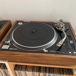 Zócalo de madera Mongoy para Technics sl 1200 mk2/m5g/mk5/m3d Turntable Not For sale