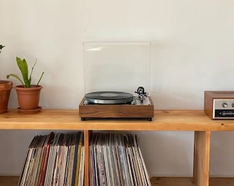 Custom Burmese Teak Turntable Plinth –Thorens TD145 TD147 TD160 TD165 TD166