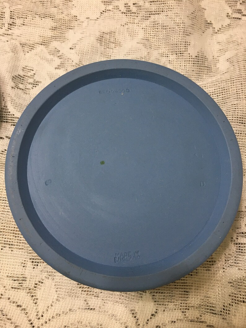 Wedgwood Candy Dish and Wedgwood Heart Trinket Tray Powder Blue