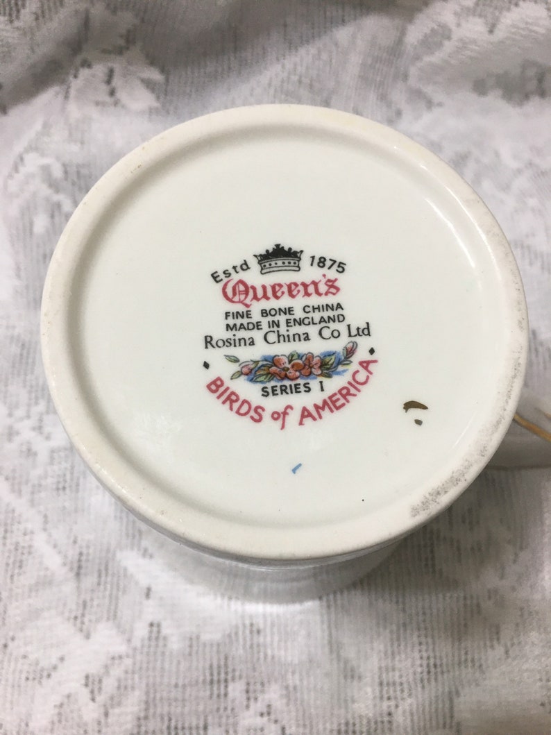 Rosina Queens Fine Bone China Made in England Mug Series 1 Etsy