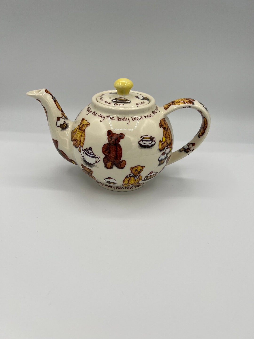 Cardew Design Teapot Made in England Teddy Bear Teapot Etsy