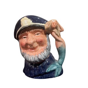 Royal Doulton Old Salt Mini Toby Jug Royal Doulton Character Jugs of Old Salt D6557 Mini Royal Doulton Character Jug