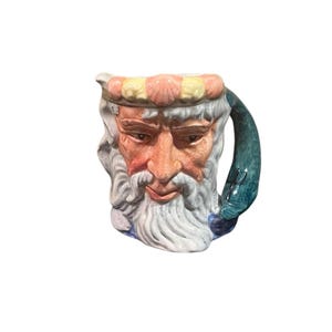 Royal Doulton Neptune Mini Toby Jug Royal Doulton Character Jugs of Neptune D6555 Mini Royal Doulton Character Jug
