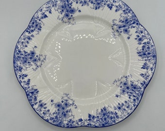 Shelly “Dainty Blue” Plate | Shelly Blue and white Salade or Dessert Plate | made in England | Circa 1950s | Shelly Side Plates