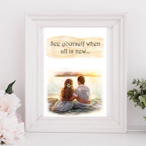 JW See Yourself When All Is New Paradise Digital Download For Jehovah&#39;s Witnesses - Wall Art - Digital Print