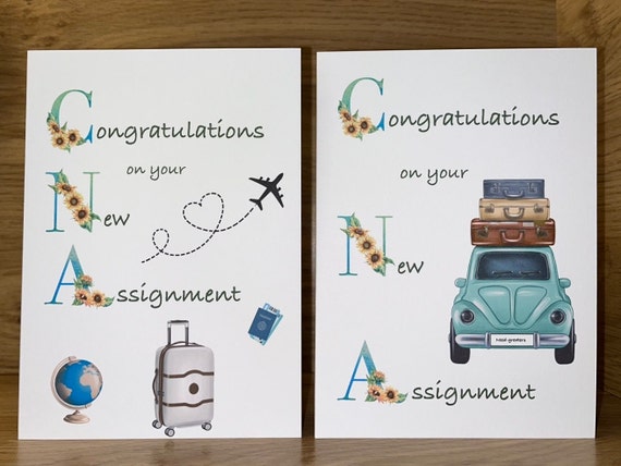 JW New Assignment Card for Those Moving to Where the Need is - Etsy