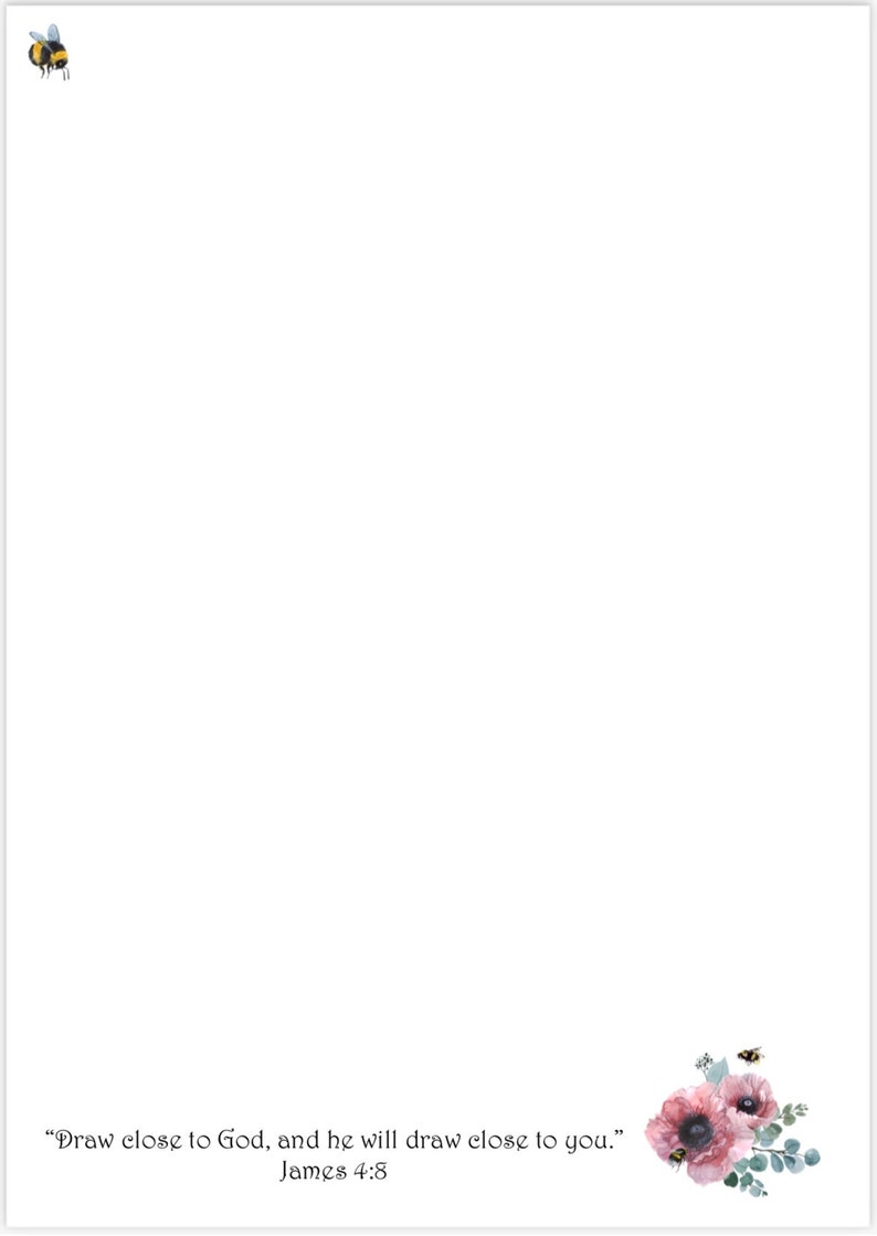 James 4:8 JW Letter Writing Paper Templates for Ministry - Etsy