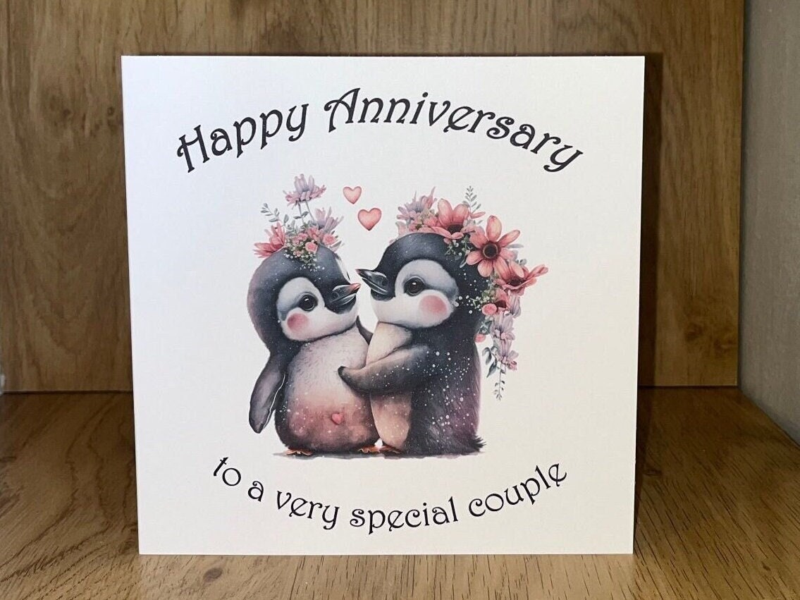 Paperlink 'Mum And Dad' Anniversary Karte - Kaninchen-Design Mit Goldfolie