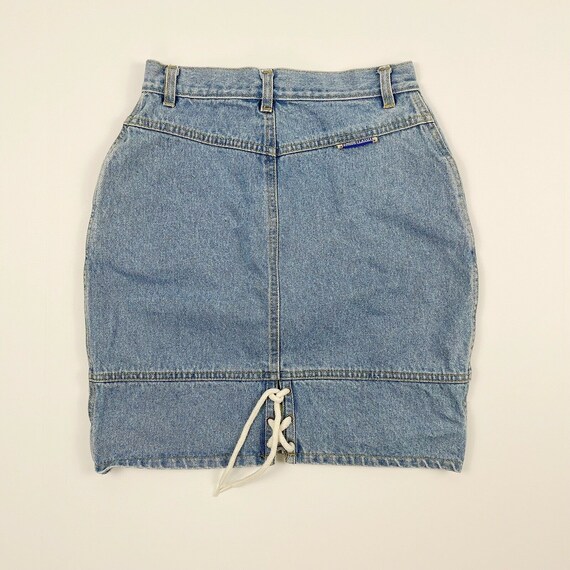 Vintage D’Mode Classix High Waist Denim Skirt Siz… - image 5