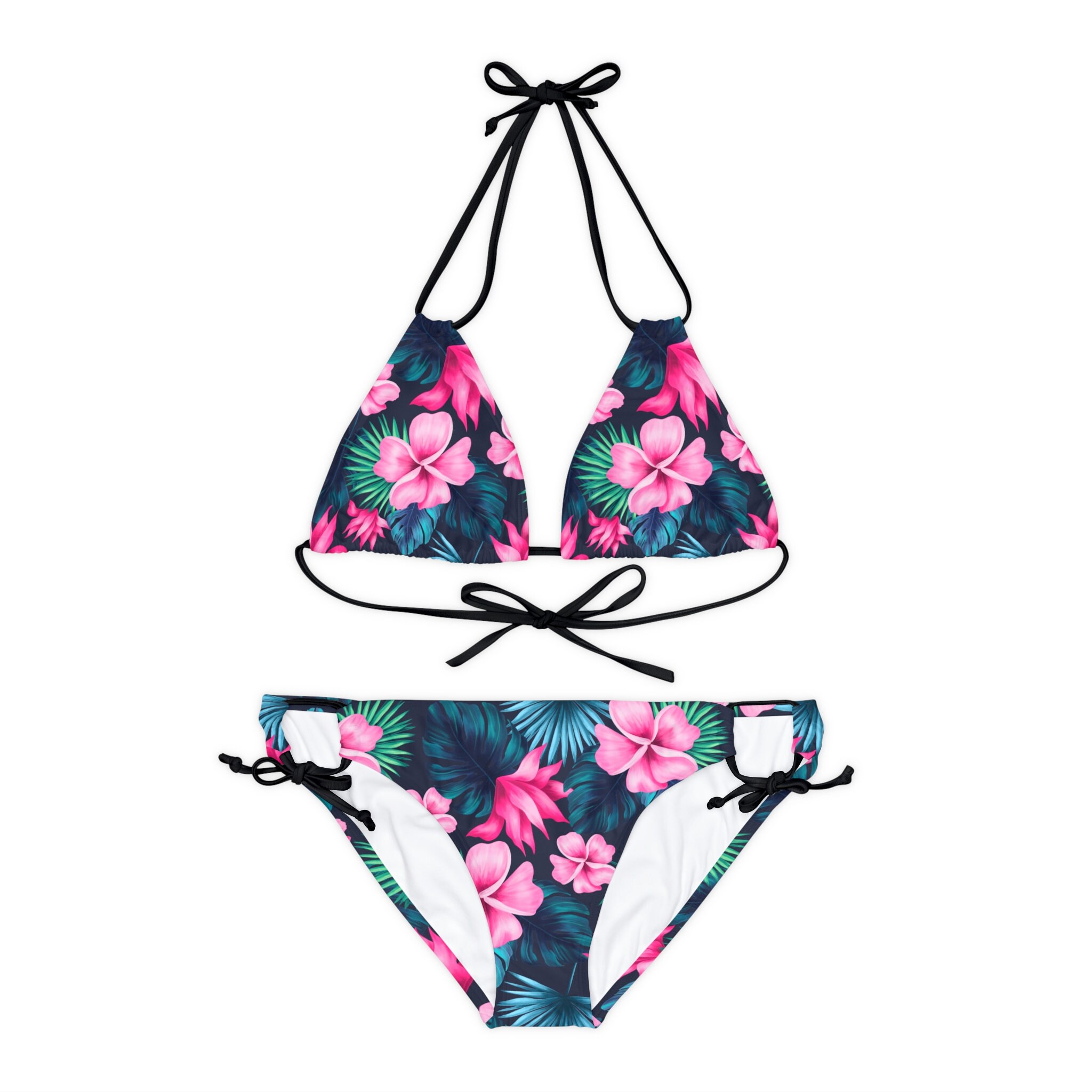 【無料配送】★ OPEN_YY ★ FLOWER STRAPPY BIKINI PRISHA-BIKINI-TOP-_-VEROLY-