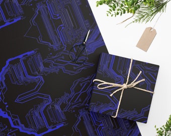 Cyber circa 50x60cm Geschenkpapierrolle, Geburtstag, Weihnachten, Ruhestand