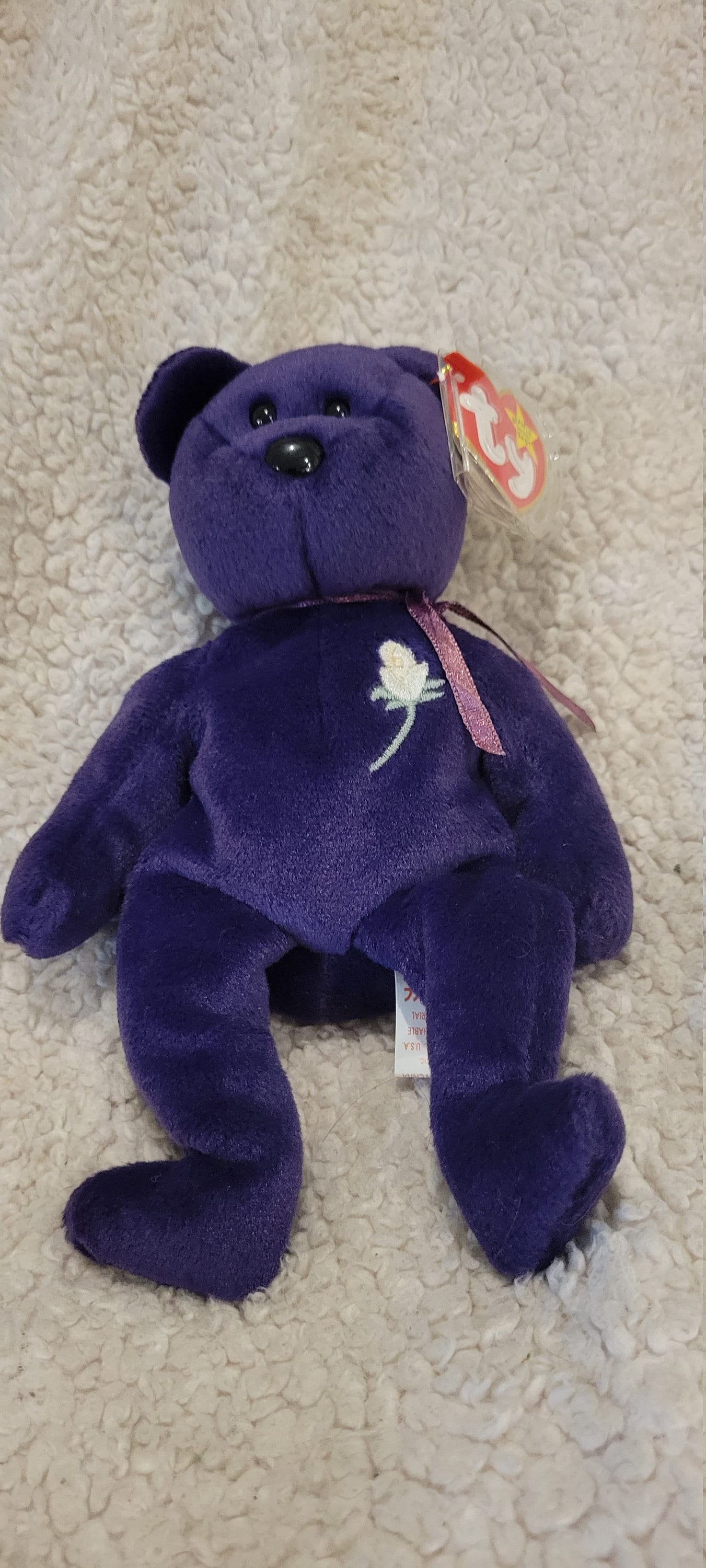 Lady Diana Princess Bear Beanie Baby Worth 1st Edition Princess
