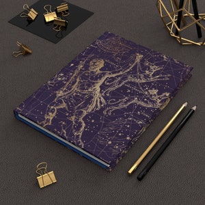 Wunderschöner Astronomie Bezug blanko gefüttert Hardcover Journal Matte