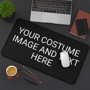 Conception personnalisée Large, Tapis de souris Gamer, Tapis de pad pour ordinateur portable, tapis de jeu, personnalisé, cadeau de Noël.