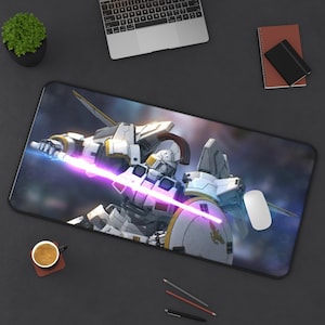 Gundam wing Tallgeese Desk Mat, extra large mouse pad, Gamer Mouse pad, Laptop Pad  Mat