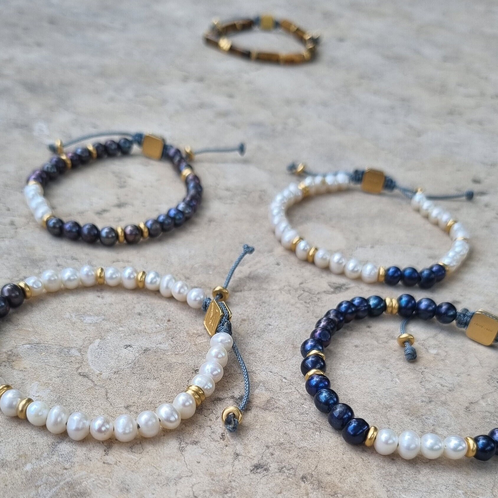 Pearl stone bracelet best sale