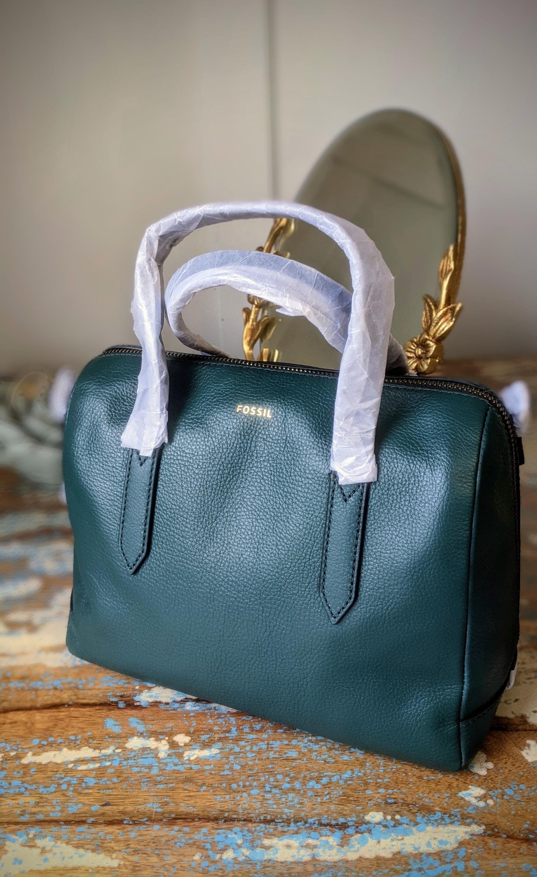 Green Fossil Purse Etsy