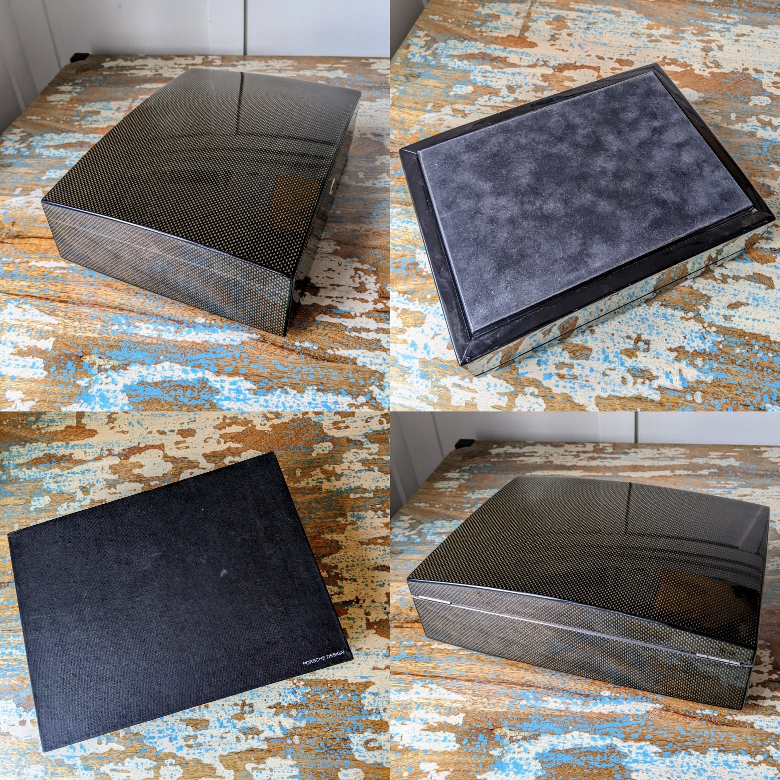 Deadstock Porsche Design Carbon Fiber Humidor P'3681, Luxury