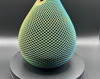 Tear Drop Shape 3D Printed Dry Flower Vase | Modern Home Decor