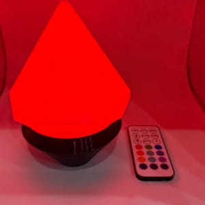 Wizard Orb Or Crystal Cosplay Prop With LED Light and Light Base and remote. ( Works With MysticMesh3D Designed Staffs) ****Sold Separately.