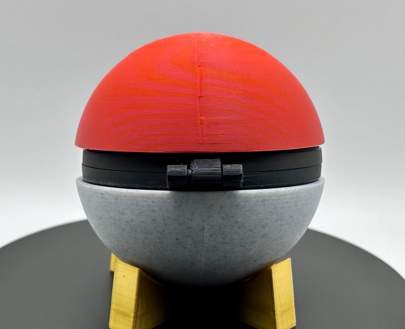 Interactive Pokeball Replica Opens With Display Stand Catch 'em All Etsy