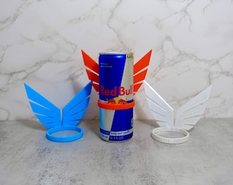 3D Printed Red Bull Wings for 8.4 oz Can - Unique Energy Drink Accessory