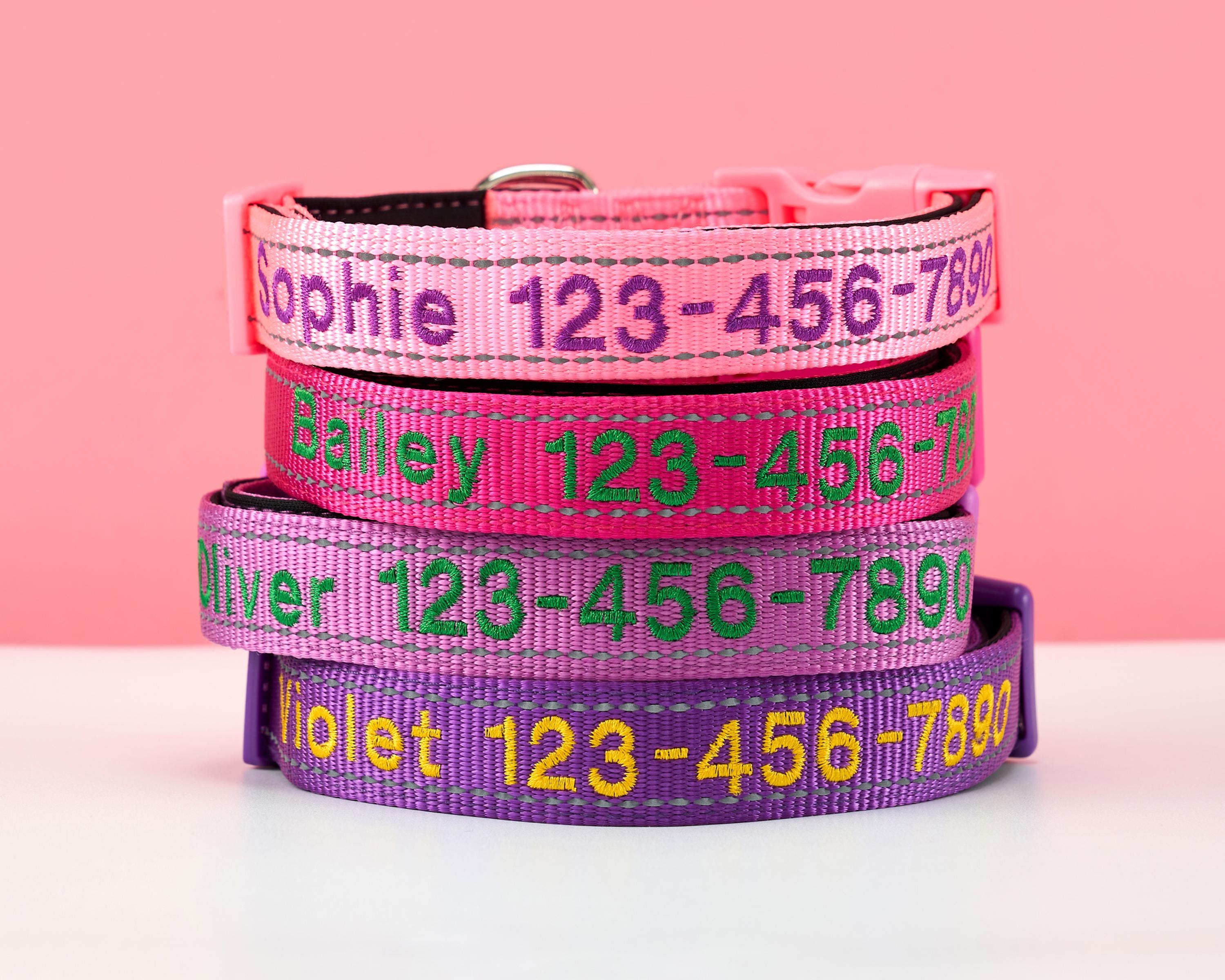Reflektierendes Hundehalsband Für Kleine Hunde – Größe XL, Dunkelbraun, Sicher Bei Nacht