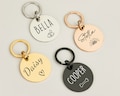 Custom Double-Sided Engraved Pet ID Tag, Silent Collar Accessory for Dogs & Cats, Personalized Name +Numbers Charm, Perfect Dog Mom Gift product logo