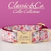 see more listings in the Floral Dog Collar section