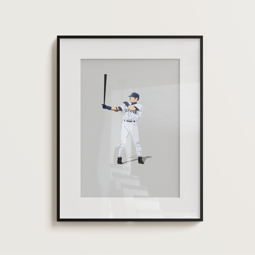 Seattle Mariners Ichiro Suzuki Poster / Print Etsy