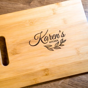 Personalized CUTTING BOARD, Unique Valentines Gift, Engraved Wood Cutting Board, Custom Engraved Gift, Wife, Wedding, Anniversary image 2