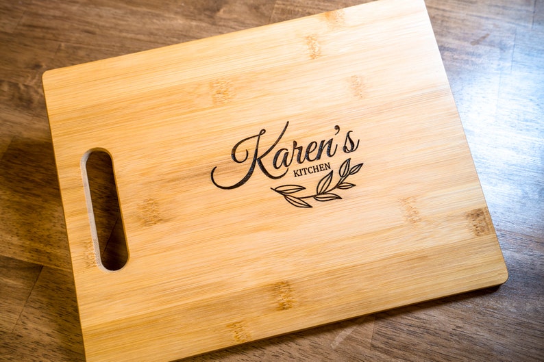 Personalized CUTTING BOARD, Unique Valentines Gift, Engraved Wood Cutting Board, Custom Engraved Gift, Wife, Wedding, Anniversary image 2