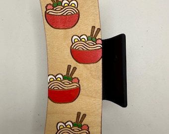 Ramen Noodle Bowl Hair Clip