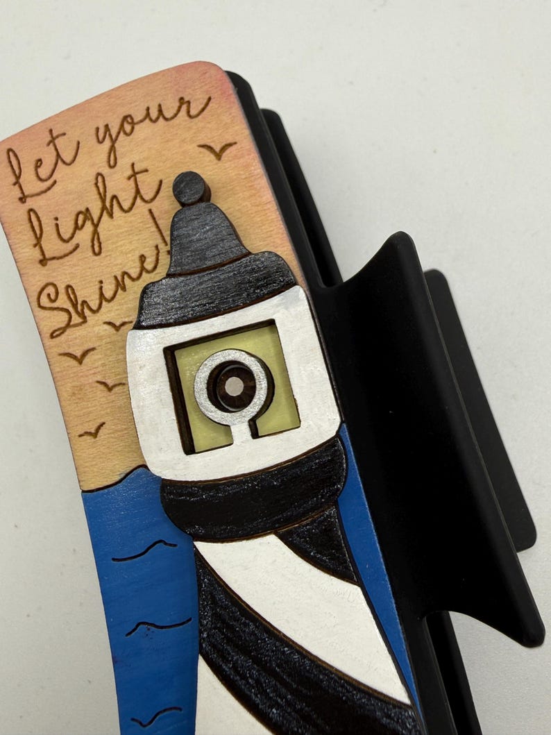 Lighthouse Let Your Light Shine Hair Clip - Etsy