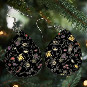Wine and Cheese Earrings