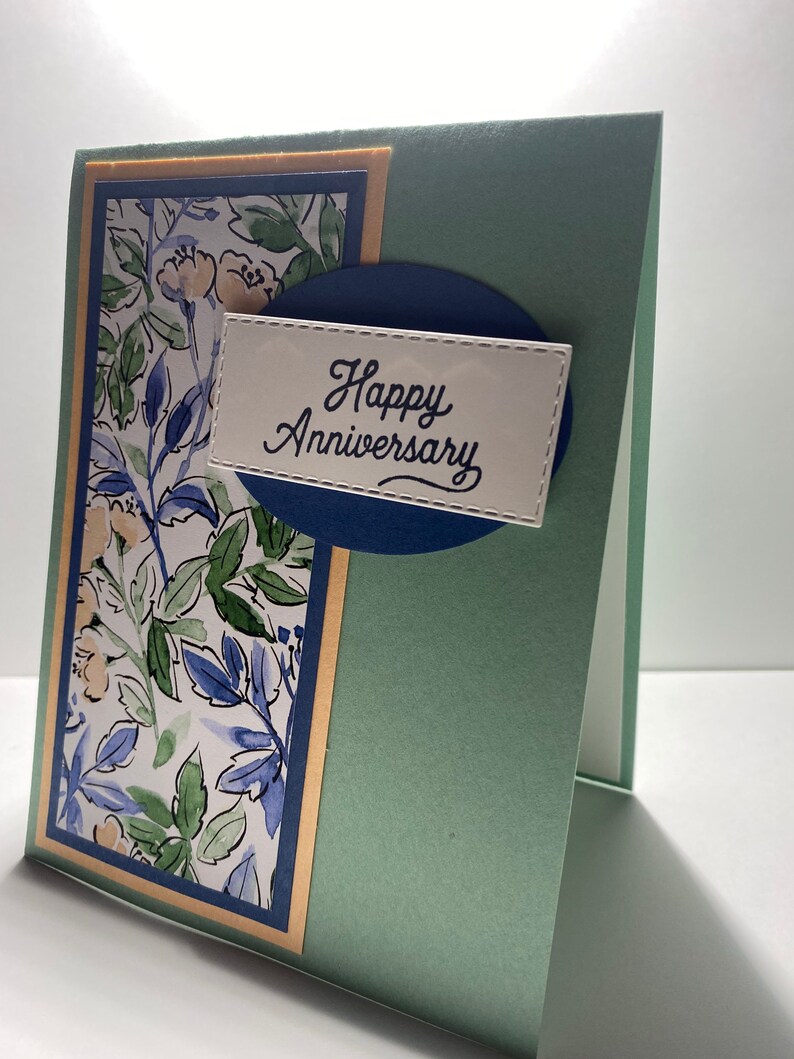Handmade Happy Anniversary Card Stampin Up Etsy