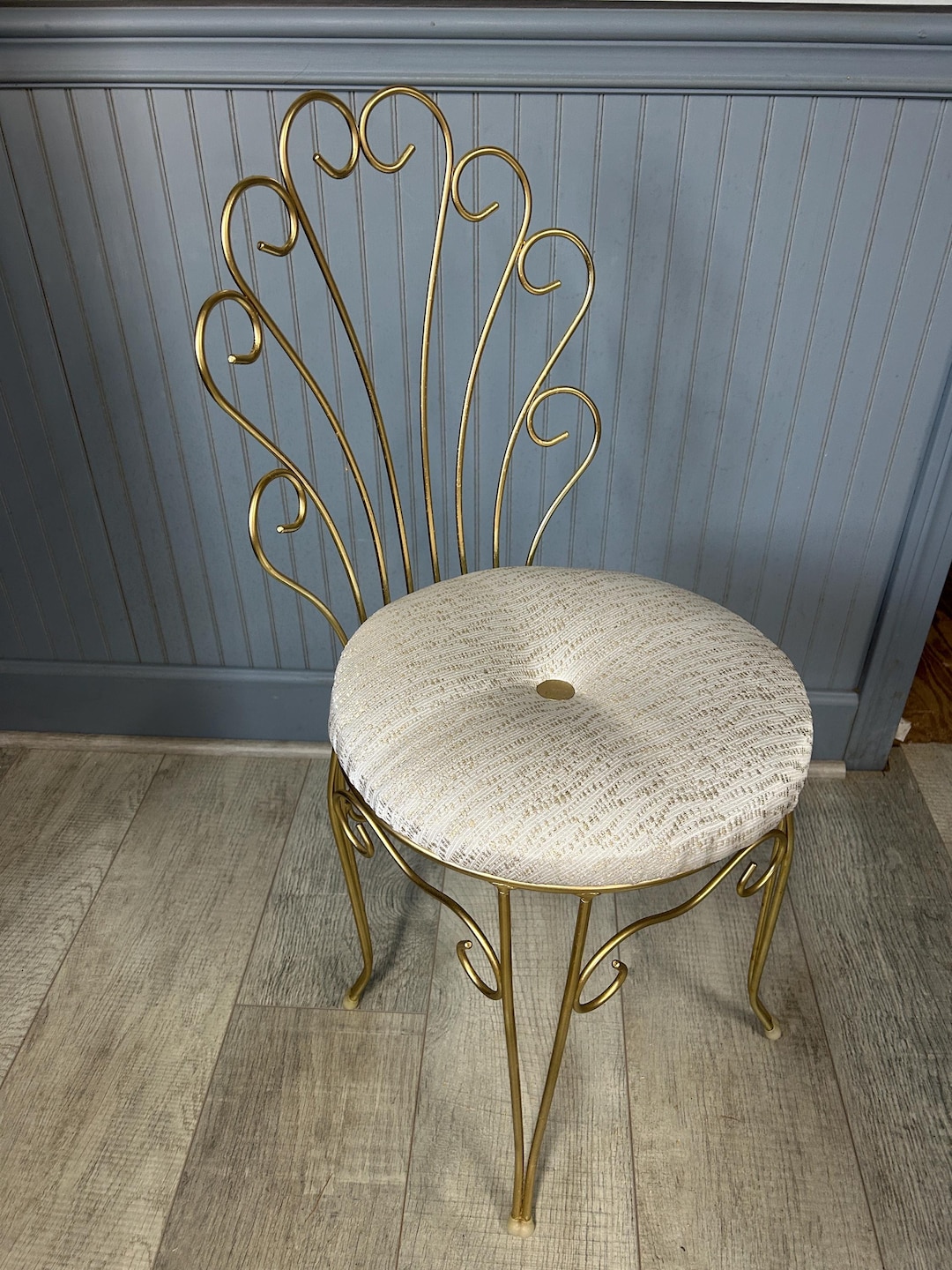 SOLD!** Please Do NOT Purchase. Vintage Vanity Stool / Writing Desk ...
