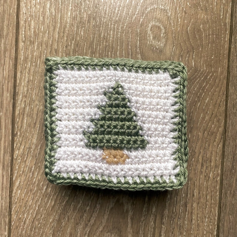 Christmas Coaster crochet PATTERN image 2